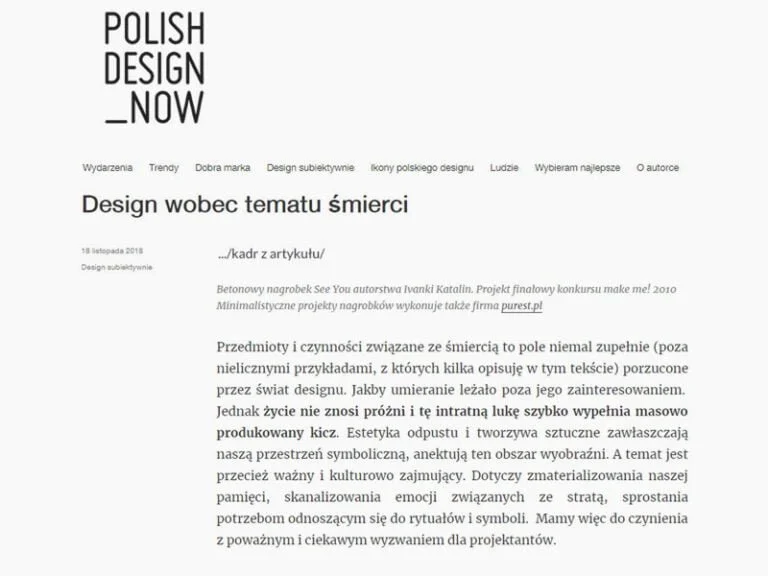 Polish Design Now
