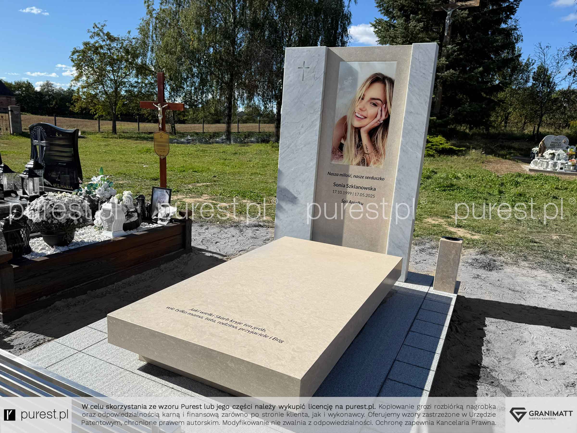 Nagrobek Sonia Szklanowska Świekatowo