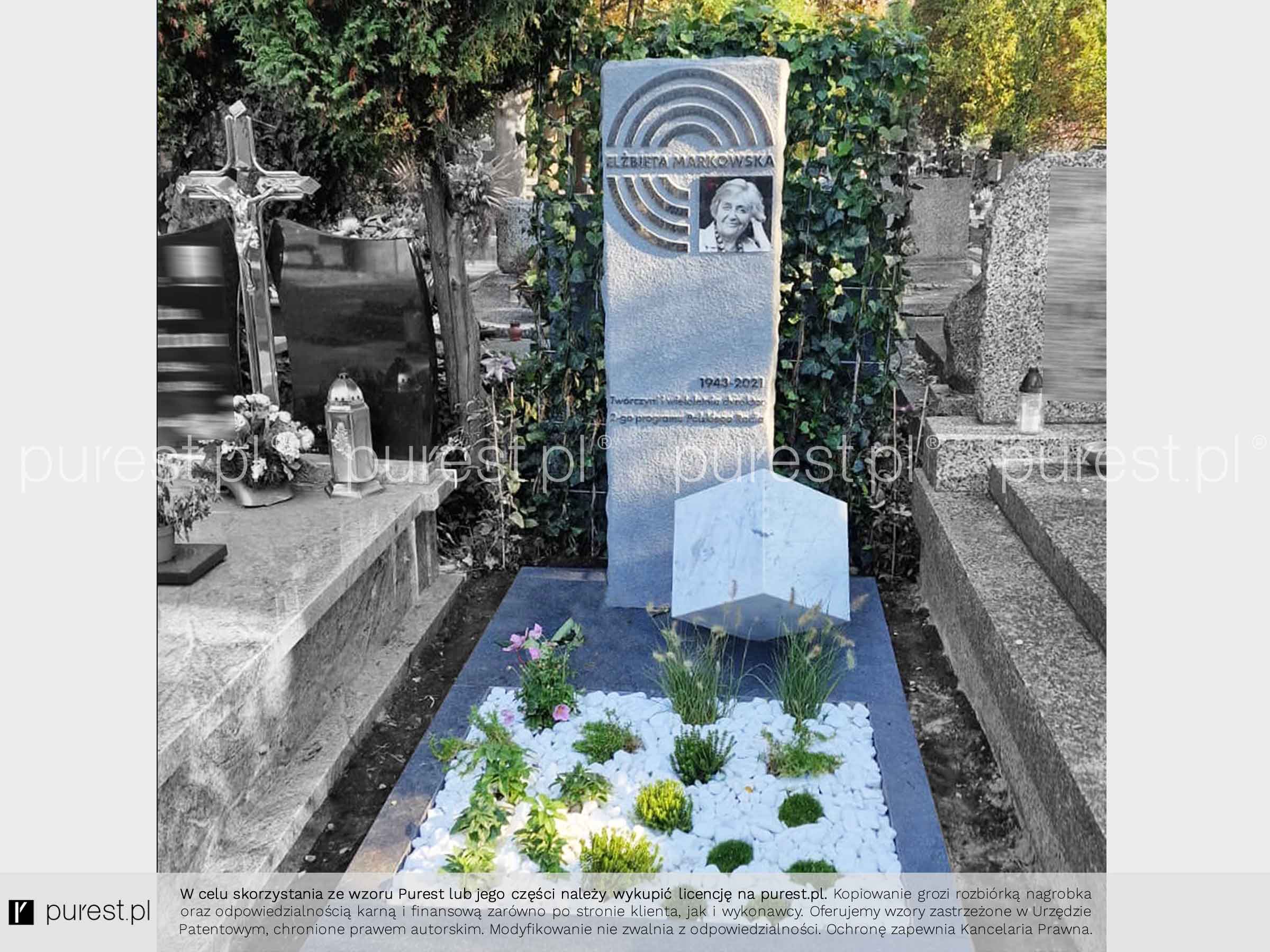 Projekt nagrobka dla artysty Warszawa