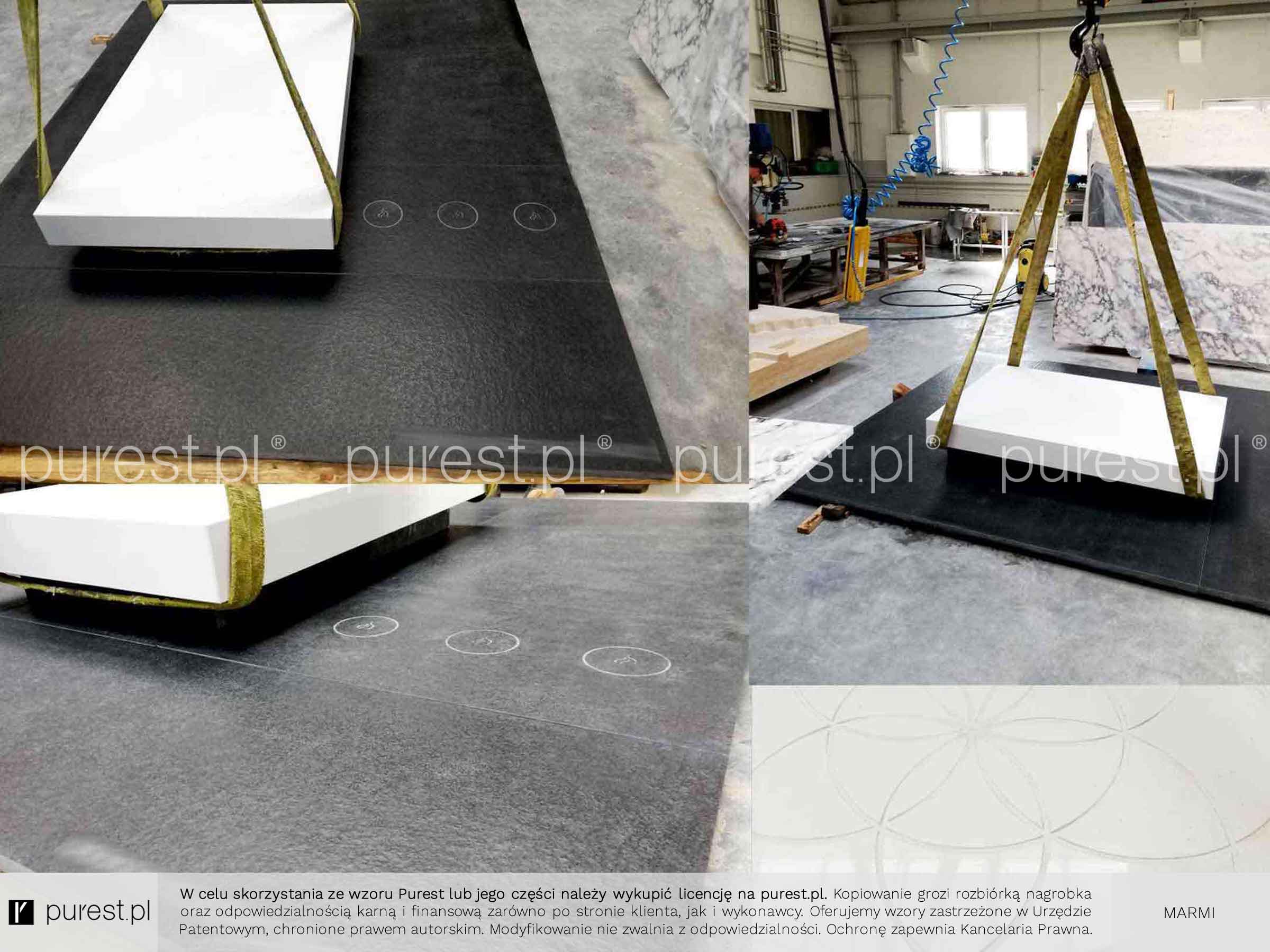 biały nagrobek ze spieku