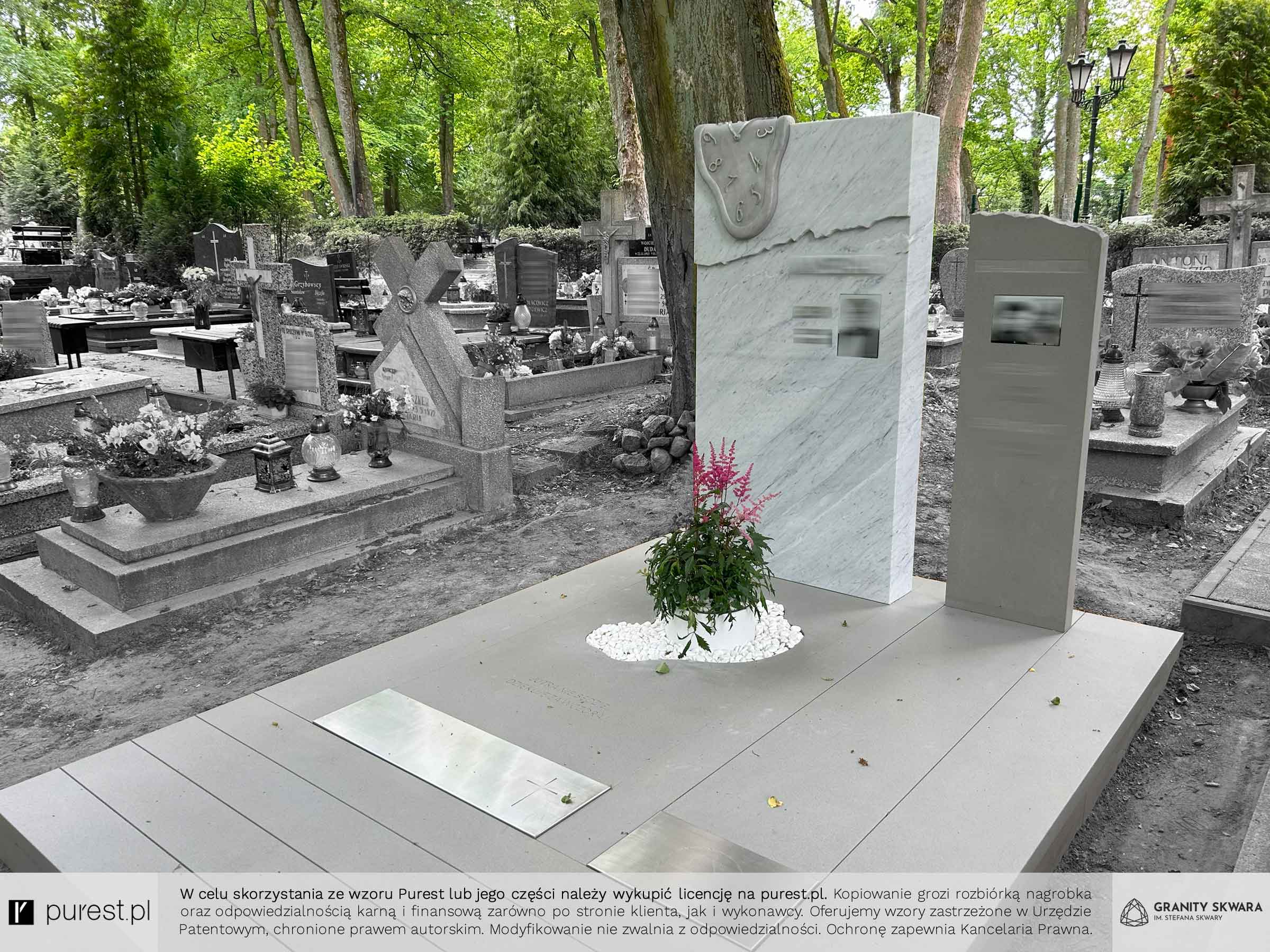 naturalne nagrobki z artystycznymi detalami