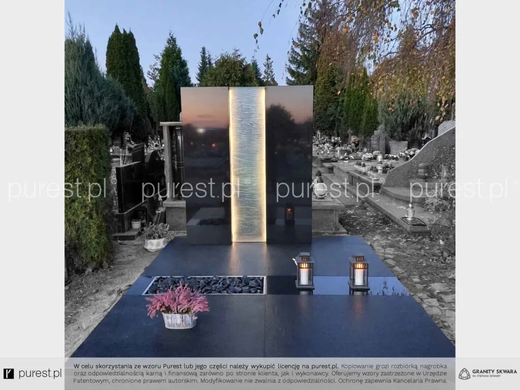 Nagrobki granitowe Pyry