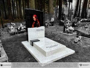 nagrobek ze zdjęciem